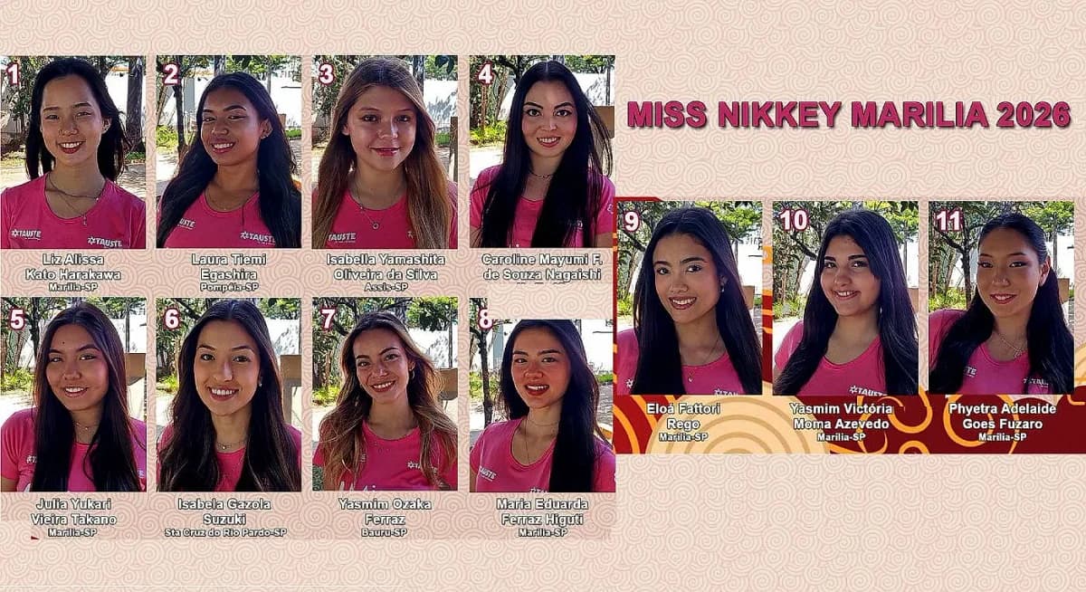 Miss Nikkey da Japan Fest terá candidata de Pompeia nesta segunda-feira