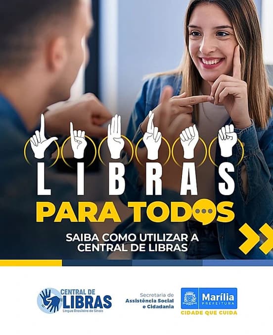 Marília celebra Dia Nacional da Libras com crescimento de atendimentos e capacitação de servidores