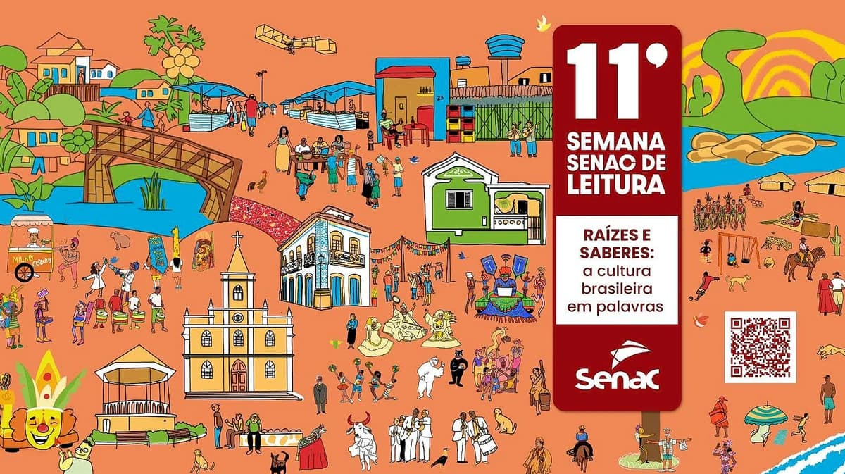 Semana Senac de Leitura 2026 promove cultura brasileira em cinco cidades do interior de SP