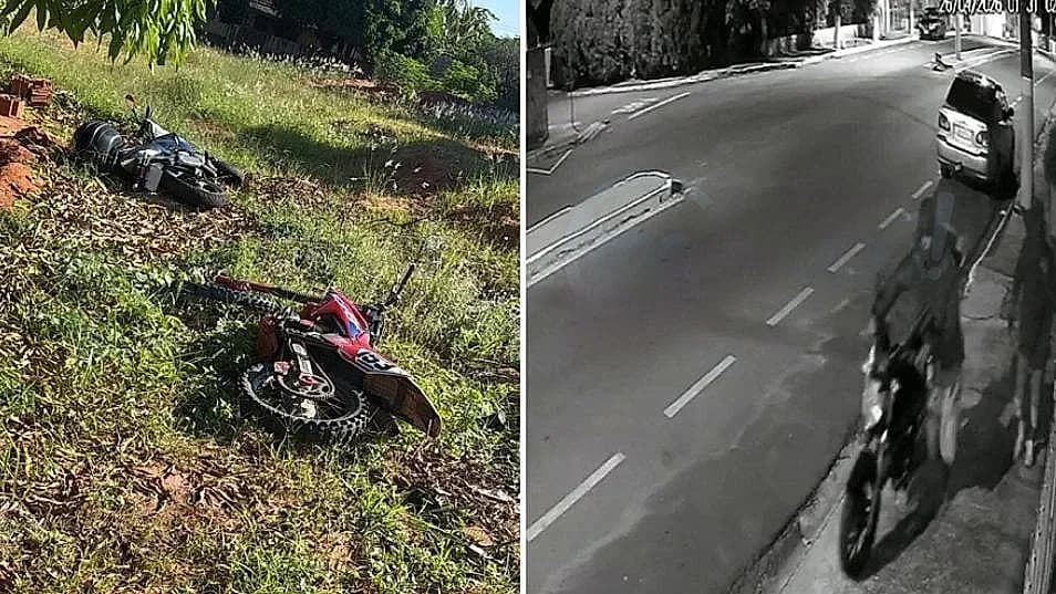 Dois homens são presos em flagrante por furto de motos no centro de Quintana