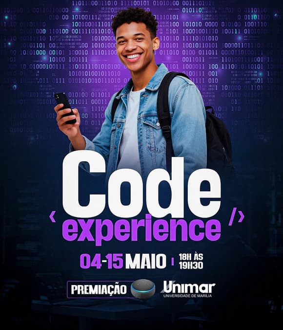 Unimar lança Code Experience 2026 com aulas de Python gratuitas para jovens
