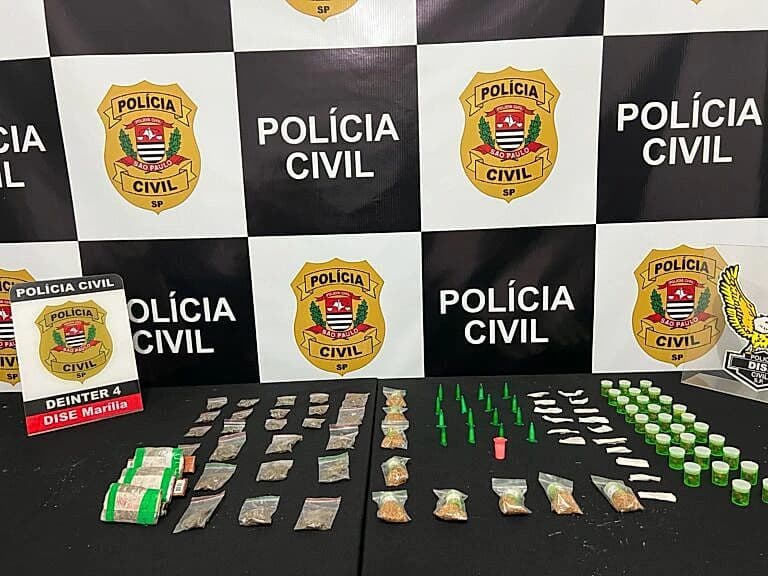 Adolescente de 16 anos é preso com maconha, haxixe e cocaína em zona sul de Pompeia
